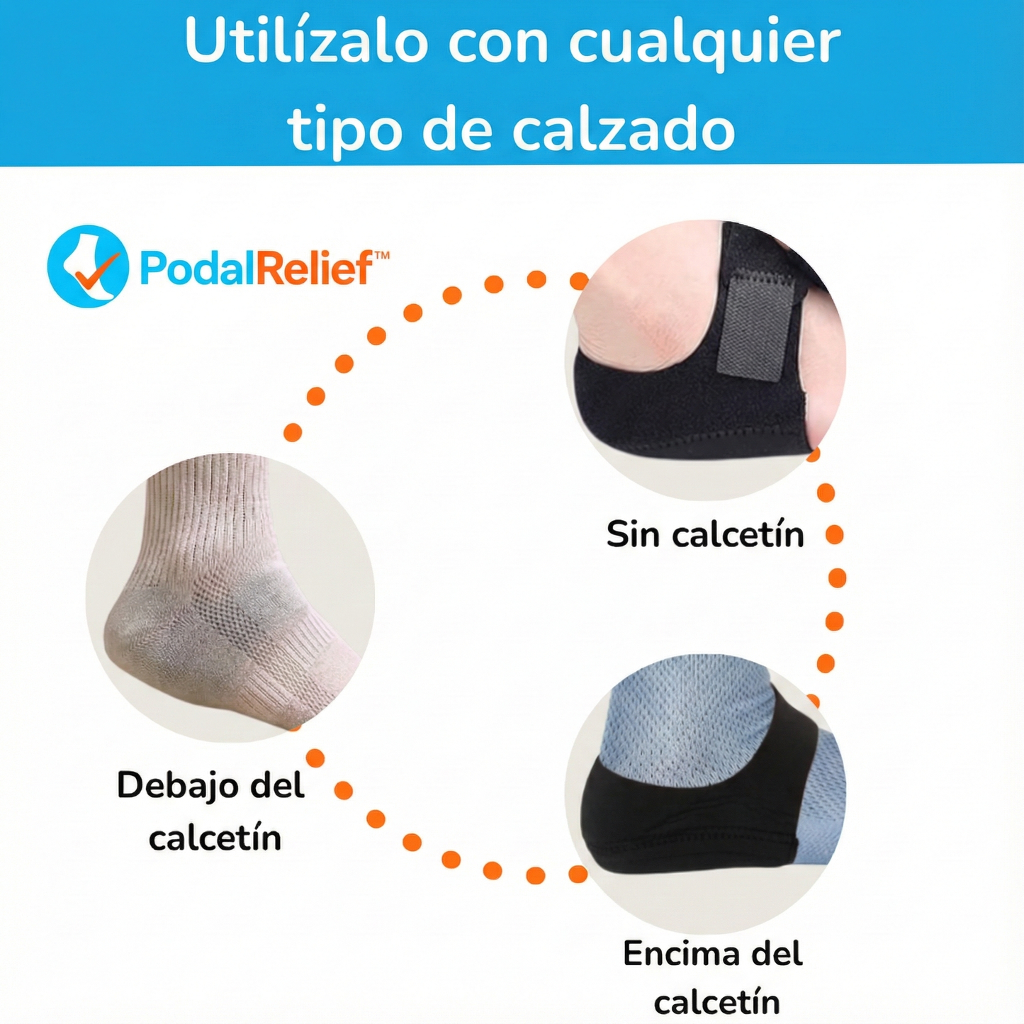 PodalRelief™ | ¡Alivio Inmediato para Fascitis y Dolor de Talón!